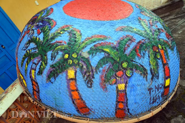 Cũng theo ông Lâm, dự kiến có khoảng 60 chiếc thúng thuyền được vẽ. Giai đoạn đầu là 35 chiếc.
