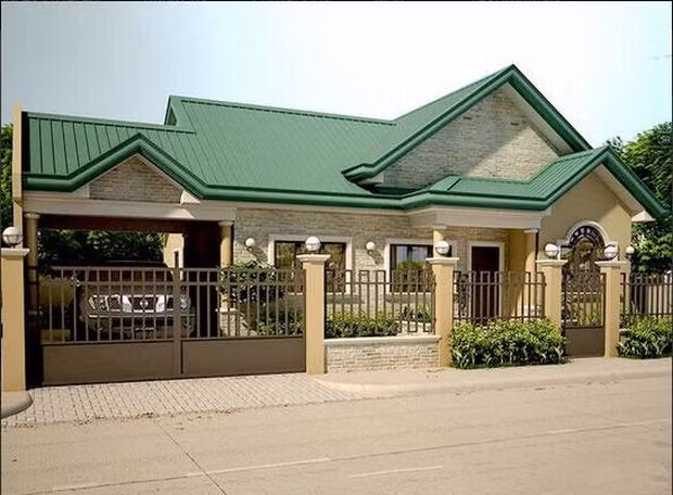 Mặt tiền đẹp hút mắt của ngôi nhà cấp 4 xinh xắn.