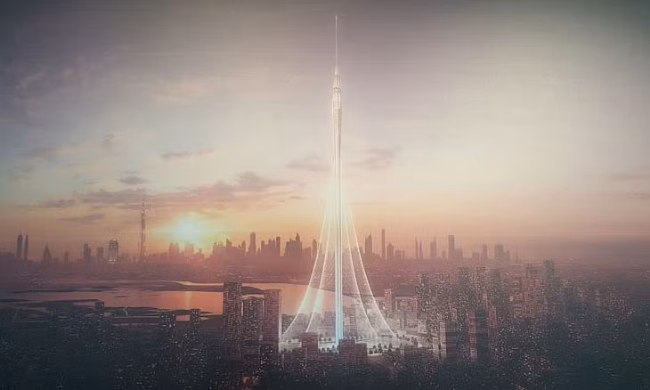 Phạm vi của công trình rộng hơn 4.800m2 và sâu khoảng 200m. Ảnh: Arabian Business.