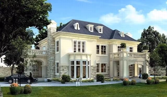 Mẫu biệt thự cổ điển chiếm trọn cảm tình của chủ nhà bởi sự đẳng cấp. Ảnh: Thanglongarc.