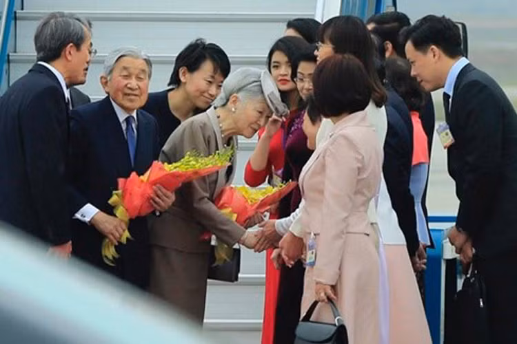 Ngày 10/4/1959, Hoàng Thái tử Akihito cưới Michiko Shoda, con gái của doanh nhân Hidesabuto Shoda. Gia đình Shoda xuất sắc trong cả lĩnh vực kinh doanh và học thuật. Cả nước vui mừng với lễ cưới truyền thống được tổ chức cùng dàn xe ngựa kéo lộng lẫy.