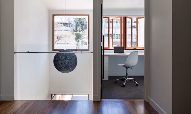 Góc làm việc đầy cảm hứng và sức sống.