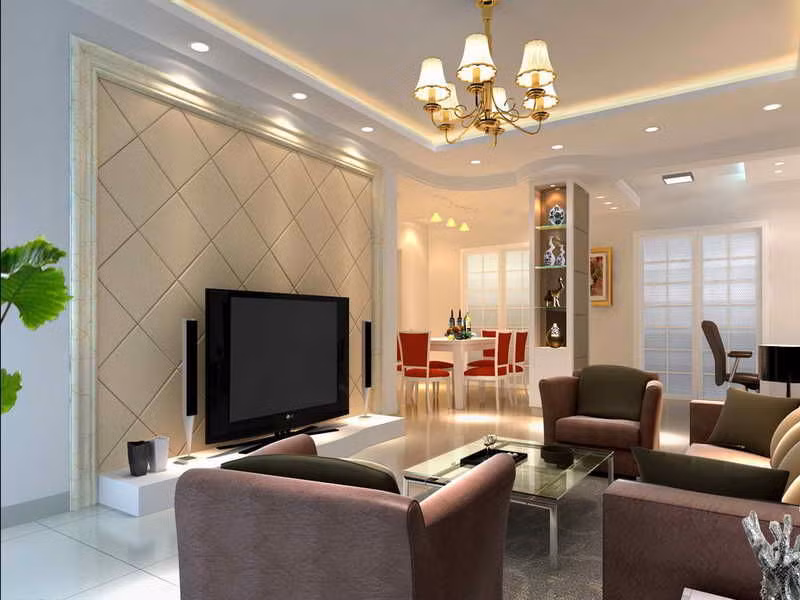 Ánh sáng quyết định bầu không khí trong phòng, nhưng những chiếc đèn trần quá phô trương, không hợp có thể phá hỏng không gian phòng khách, khiến phòng khách trở nên nặng nề.