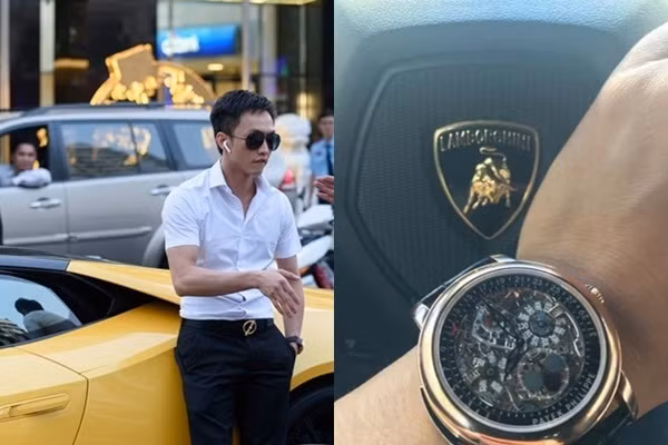 Ngoài thú chơi siêu xe, mê tốc độ, Cường đô la còn sở hữu chiếc đồng hồ đeo tay sang trọng Patek Philippe hơn 13 tỷ đồng. Ảnh: Donghohaitrieu.