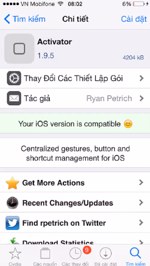Với iPhone 5, ban có thể tắt nguồn bằng phần mềm như Activator, Quickdo...Ảnh: Likecongnghe.