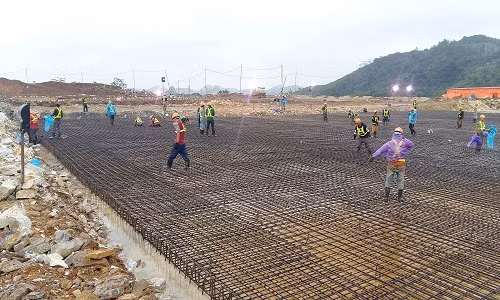 "Đại công trường" của Tập đoàn Masan được thi công một cách rầm rộ, nhanh chóng. Ảnh: Angiaviet.