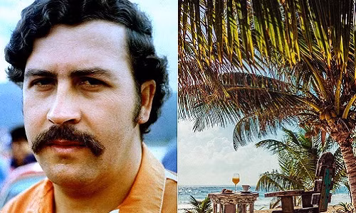 Pablo Escobar (ảnh trái) là một trùm buôn ma túy người Colombia, với khối tài sản ước tính khoảng 31 tỷ USD. Escobar đã mua dinh thự này vào những năm 1980.