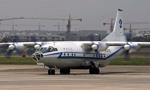  Y-8 có chiều dài 34,02m, sải cánh 38m, chiều cao tính tới đỉnh đuôi đứng là 11,16m. (Ảnh: Airliners.net)