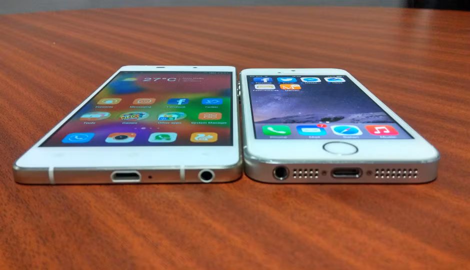 Từng giữ kỷ lục smartphone mỏng nhất thế giới, Gionee Elife S5.1 sở hữu độ dày 5.1 mm với khung hợp kim magie chắc chắn. Màn hình AMOLED 4.8 inch độ phân giải HD cùng kính bảo vệ Gorilla Glass 3. Ảnh: Digit.