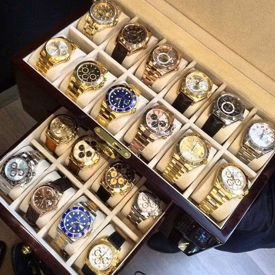 Đồng hồ hạng sang nhiều không đếm xuể. Ảnh: Instagram.