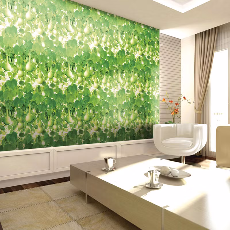 Họa tiết hoa lá, cỏ cây tạo cảm giác mát mẻ khiến bạn có cảm giác dễ chịu như đang bước vào một khu vườn. Ảnh: Printest.