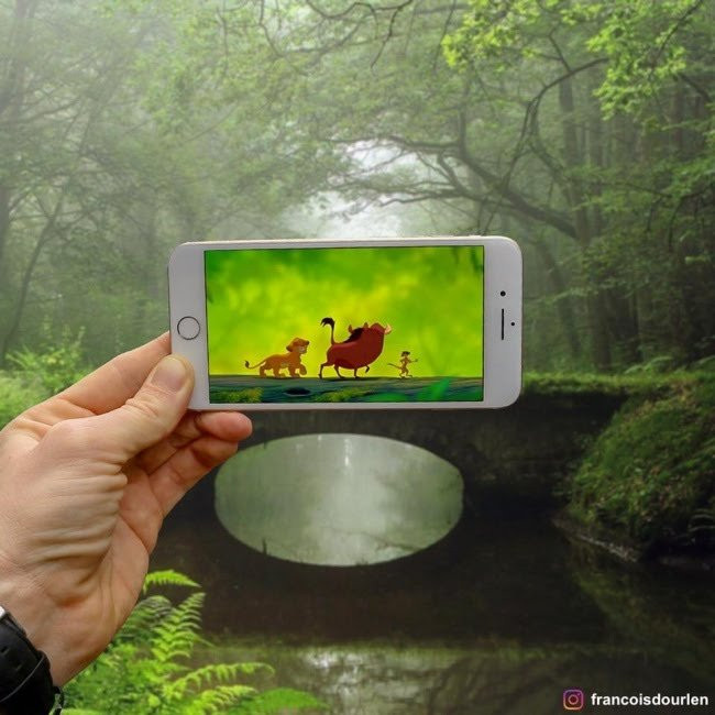 Phải như thế này cây cầu mới sống động được chứ.