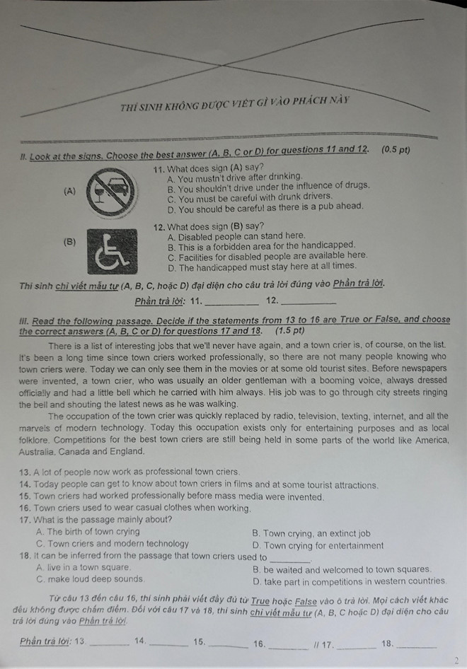 De thi, dap an mon Tieng Anh vao lop 10 TP HCM-Hinh-2