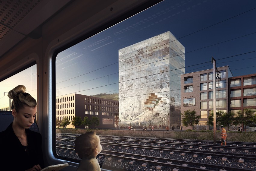 Tham vọng của đơn vị thiết kế là tạo ra một tòa nhà độc đáo thể hiện niềm tự hào, lịch sử và tương lai của thành phố Esslingen. Những người đi tàu ngang qua hoặc ngắm thành phố từ trên đồi cũng có thể nhìn thấy tòa nhà này. Công trình sẽ bắt đầu được xây dựng vào năm 2020.