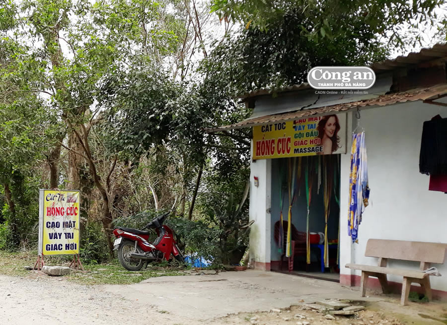 Các tiệm “cắt tóc, gội đầu” trá hình.