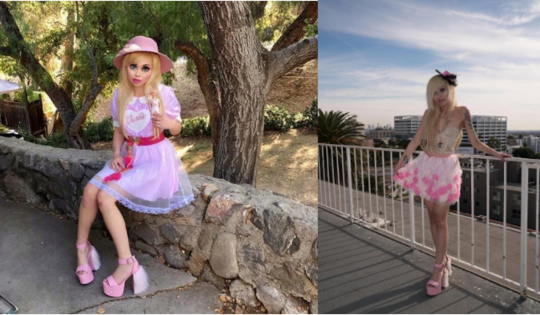 Ophelia tự nhận là "búp bê sống" và để sở hữu nhan sắc giống như búp bê, cô đã chi tới 35.000 USD (khoảng gần 800 triệu đồng).