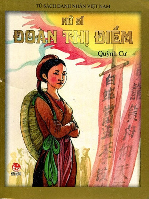 Bìa sách về bà Đoàn Thị Điểm. Ảnh: NXB Kim Đồng.