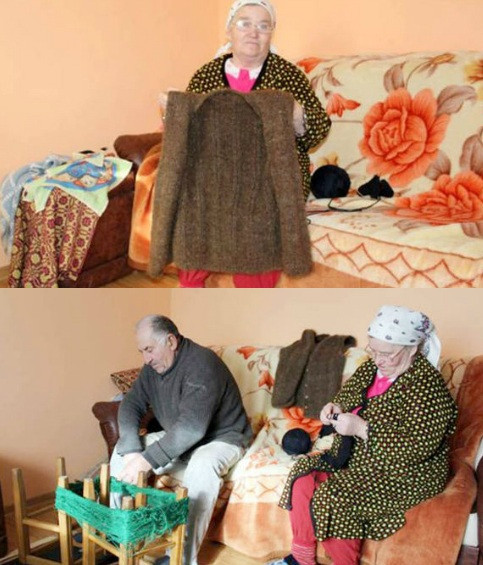 Cụ bà đan áo bằng chính tóc của mình. Cụ bà Ortansa Pascariu (65 tuổi) người Rumani đã tự tay đan một chiếc áo bằng chính những sợi tóc rụng của mình trong suốt hơn 20 năm (từ năm 40 tuổi). Dân làng của Ortansa tin rằng tóc của người phụ nữ có gắn kết mật thiết tới nhan sắc bên ngoài và mang tới nhiều may mắn. Chiếc áo được cụ bà Ortansa thực hiện trong 1 tuần. Hiện tại chiếc áo đặc biệt này được đem tặng cho bảo tàng dân tộc học địa phương.
