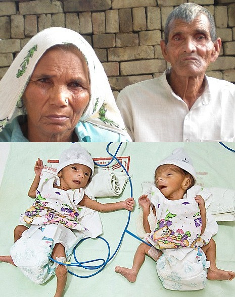 Bà cụ làm mẹ ở tuổi 70. Người mẹ già nhất hành tinh còn sinh con là một phụ nữ Ấn Độ bà Omkari Panwar. Năm 2008, bà Omkari 70 tuổi đã tiến hành thụ tinh trong ống nghiệm và sinh đôi được một trai, một gái.