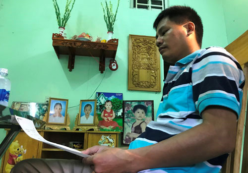 Vợ chồng anh Phú thêm 1 lần đau khổ vì kết luận của CQĐT, VKSND TX Dĩ An về việc không khởi tố vụ án.