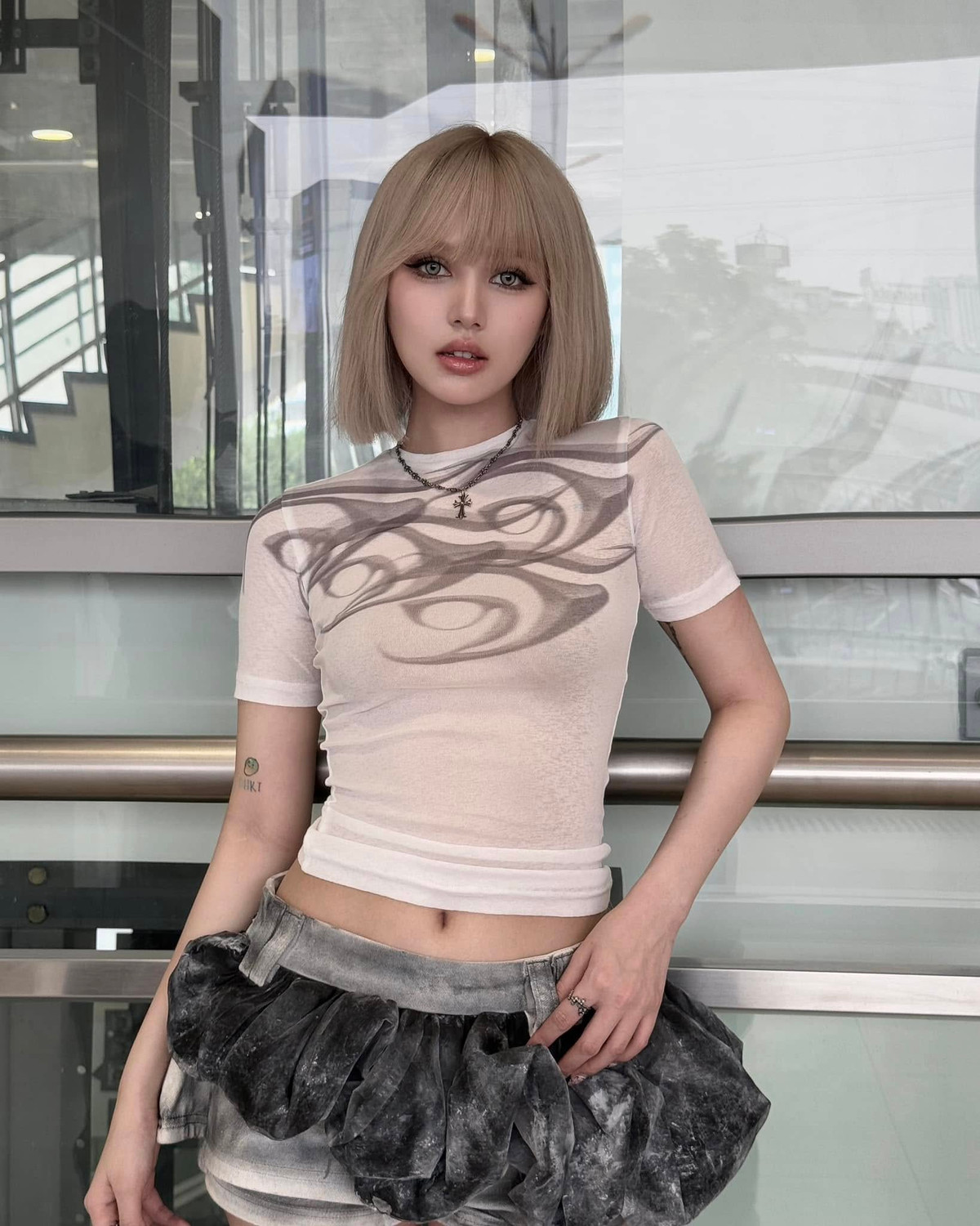 Gil Lê cũng thường có mặt với Xoài Non nhân những dịp đặc biệt như sinh nhật cô nàng.