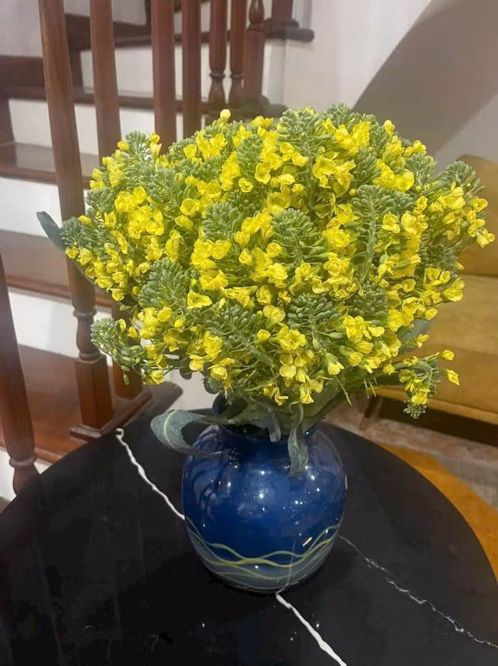 Trên mạng xã hội, nhiều hình ảnh về những bình hoa súp lơ được chia sẻ với vô vàn kiểu dáng khác nhau.