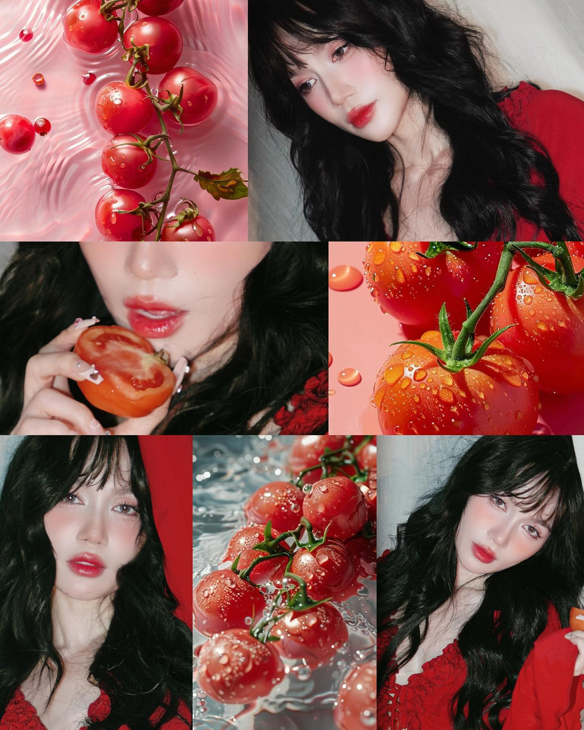 Nhiều netizen nhận xét rằng cô nàng trông như một "quả cà chua sexy" vừa chín mọng, vừa ngọt ngào nhưng cũng đầy cuốn hút.