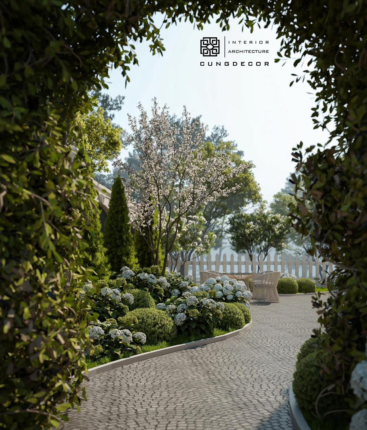 Một góc trong bản thiết kế khiến nhiều người liên tưởng đến khung cảnh trong những câu chuyện cổ tích.