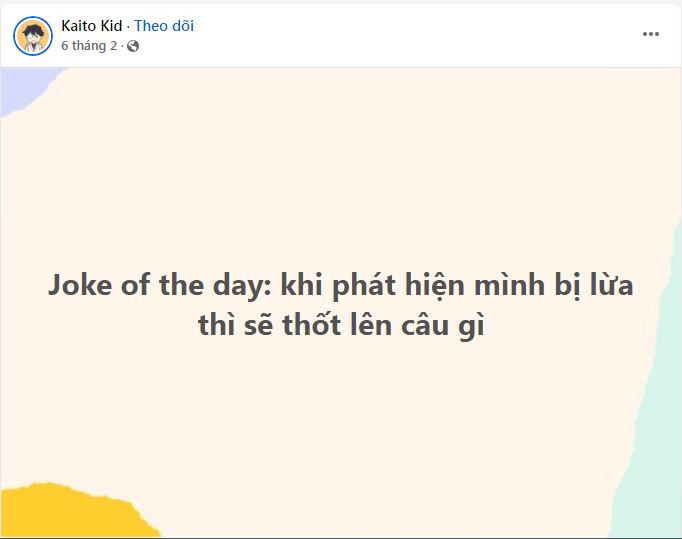 Người tham gia chỉ cần đăng một câu hỏi gợi mở, thường là câu đố chữ hoặc câu hỏi mẹo, và sau đó tiết lộ đáp án gây ngạc nhiên.