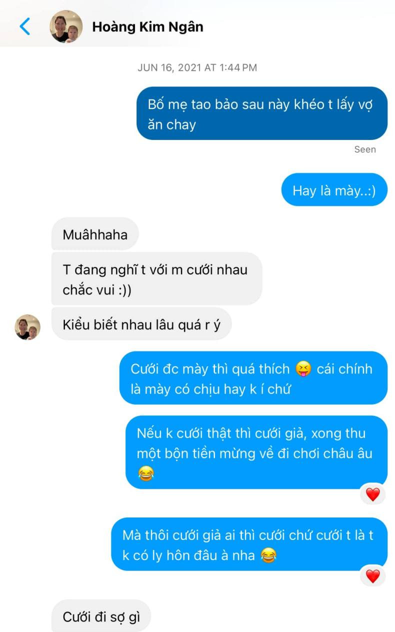 Câu chuyện tình yêu của cặp đôi bắt đầu từ chuyện tình friendzone đầy thú vị. Từ lời "gạ gẫm" có phần trêu đùa của Hải Long, đến nay cặp đôi đã về chung nhà được 4 năm và có con gái Pamela Hải Đường đáng yêu.