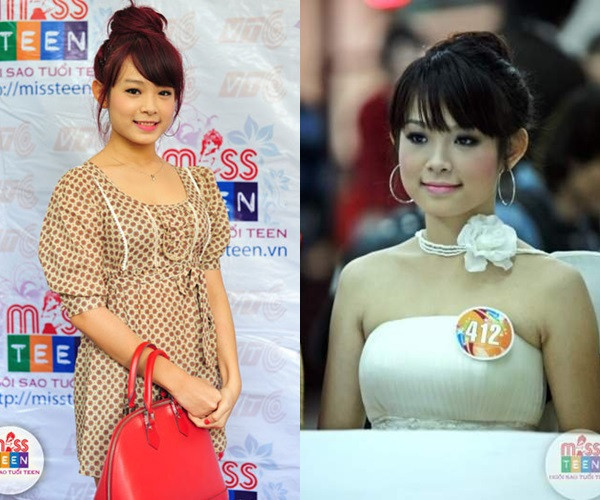 Trong loạt ảnh bị rò rỉ, Huyền Baby xuất hiện với vẻ đẹp ngây thơ, khác xa hình ảnh "chị đại" sang chảnh, quyến rũ của hiện tại.