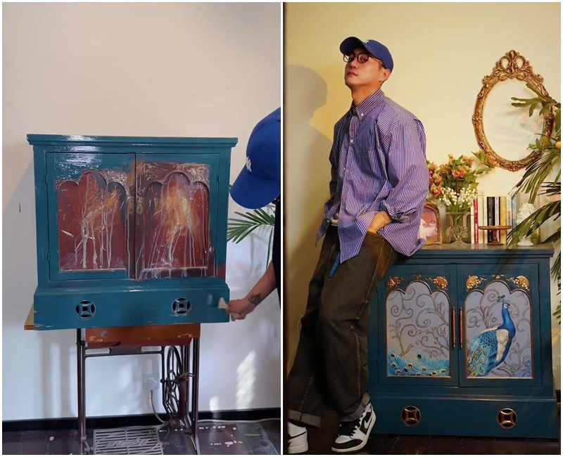 Từ những món đồ đồng nát vất vưởng ở bãi rác, anh đã biến chúng thành những món đồ decor cực xịn, vừa bảo vệ môi trường vừa thể hiện gu thẩm mỹ.