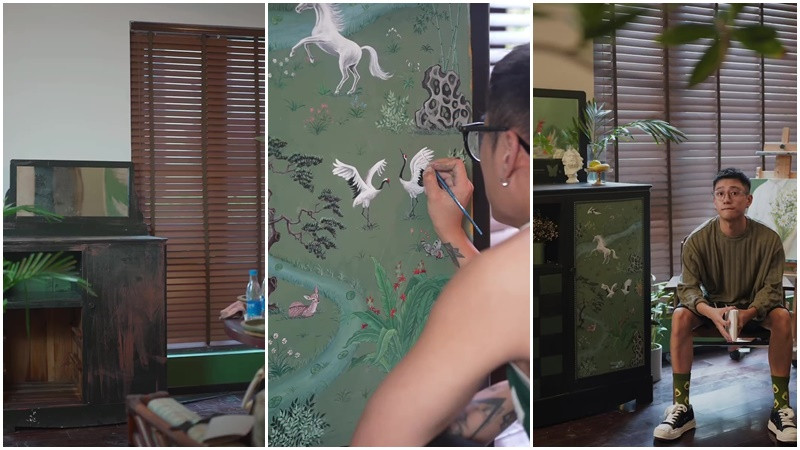 Từ đó đến nay, blogger liên tục thay đổi cách trang trí nhà theo mùa và xem đó như là việc tự chữa lành cho bản thân mình.