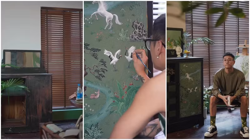 Từ đó đến nay, blogger liên tục thay đổi cách trang trí nhà theo mùa và xem đó như là việc tự chữa lành cho bản thân mình.