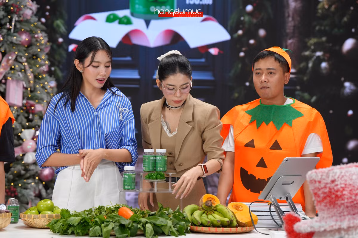 Theo tìm hiểu, kẹo Kera là sản phẩm quảng cáo đầu tiên của Công ty cổ phần Tập đoàn Chị Em Rọt (tên viết tắt Cer Group). Ngay từ những ngày đầu quảng cáo về sản phẩm kẹo rau củ Kera, Thùy Tiên đã luôn đồng hành từ quảng cáo đến các phiên livestream bán sản phẩm.