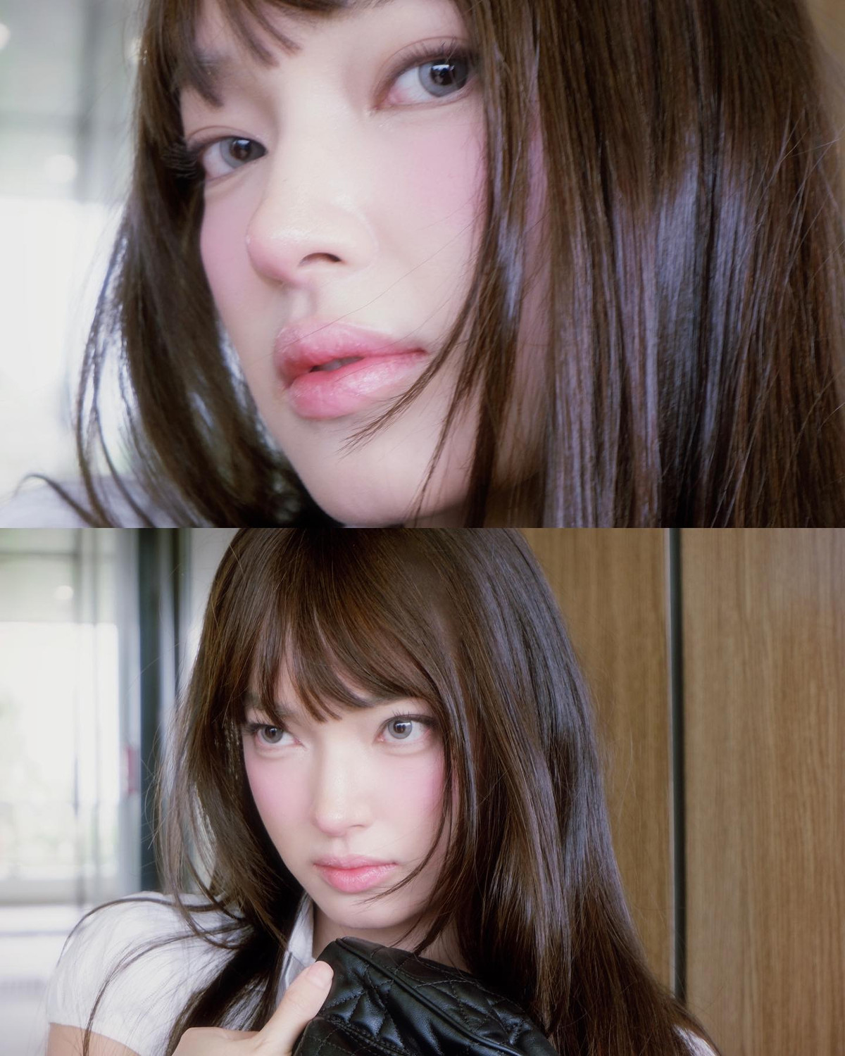 Để tạo điểm nhấn, Châu Bùi kết hợp với chiếc túi xách Dior Caro Nano Backpack.