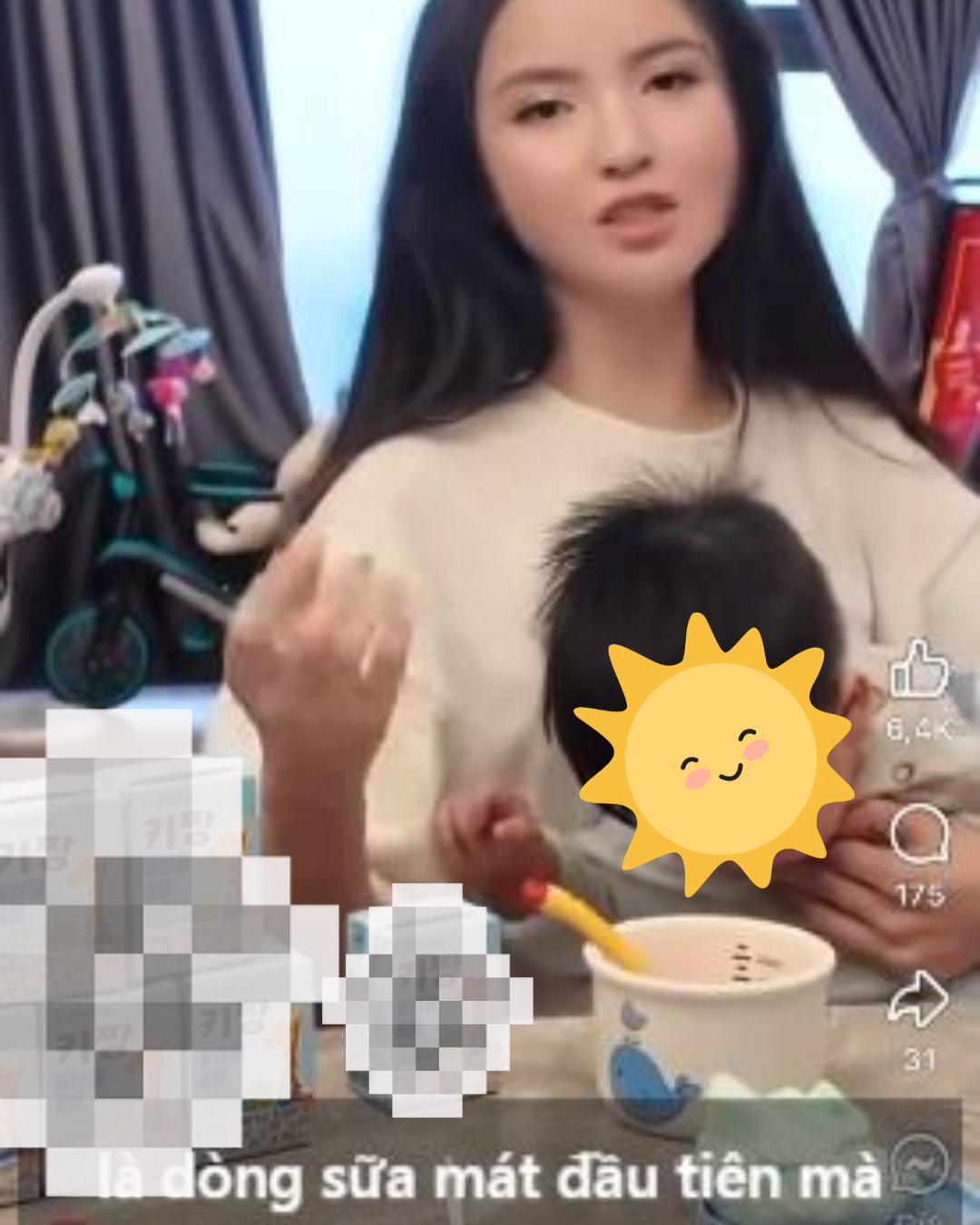 Nhiều người cũng bày tỏ sự nghi ngờ với những gì mà Chu Thanh Huyền đã nói trong video quảng cáo sản phẩm: "Đây là dòng sữa mát đầu tiên đánh vào thẳng sự hấp thụ của bé, bảo sao nếu thiếu sữa này là các bé sẽ chậm lớn và còi lắm đó".