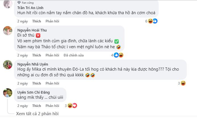 Ở phần bình luận, rất nhiều người bày tỏ sự thích thú trước sự tương tác của cặp đôi gấu. Nhiều người còn đăng tải đoạn video "mắt thấy, tai nghe" khi tận mắt chứng kiến màn "phát cẩu lương" chất lượng này của cặp đôi Đô - La.