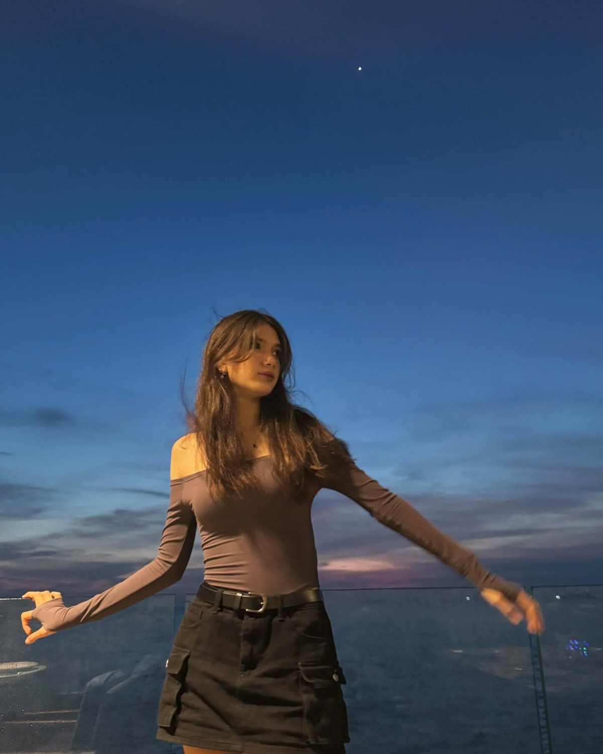 Đặc biệt, mới 16 tuổi nhưng Thanh Giang đã sở hữu chiều cao 1m77 mà nhiều cô gái ao ước.