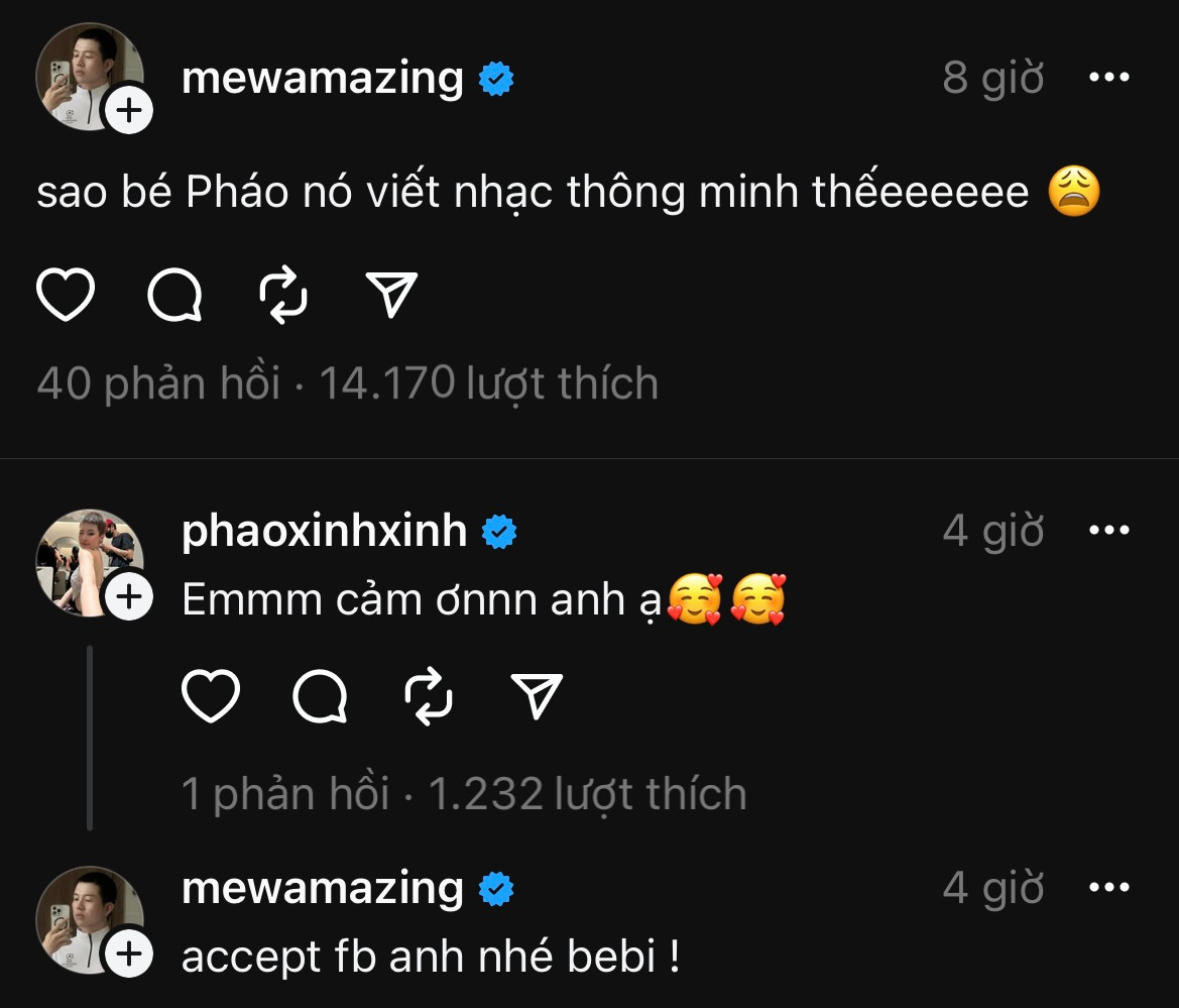 Mew Amazing cũng phải khen lời rap của Pháo vô cùng thông minh, sắc sảo.