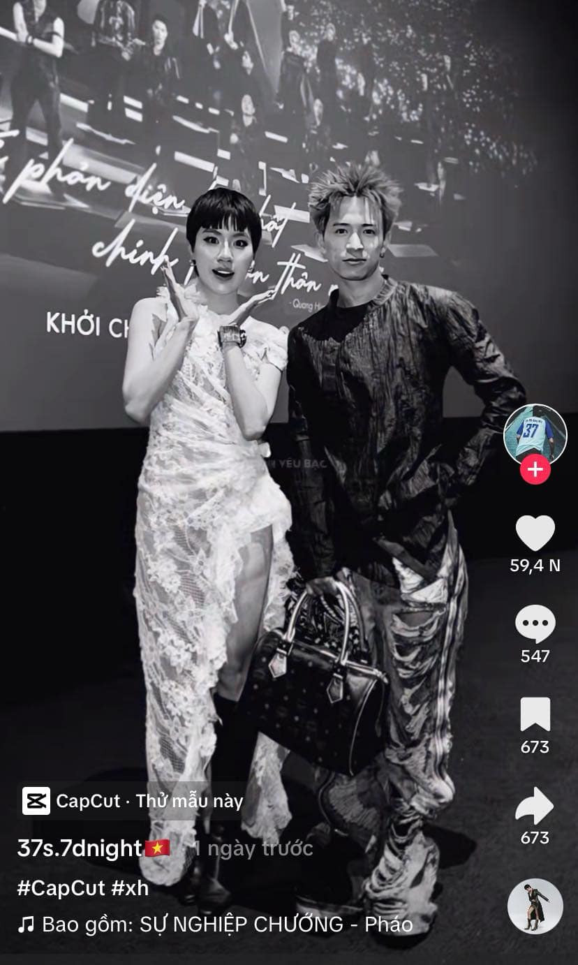 7dnight - chàng rapper sở hữu hit tỷ view Không sao cả cũng ủng hộ cô nàng đồng nghiệp khi đăng tải mẫu Tiktok đang viral trên nền nhạc bài rap mới của Pháo.