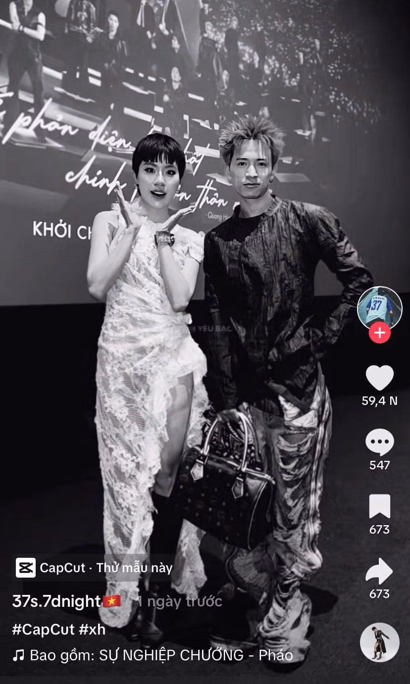 7dnight - chàng rapper sở hữu hit tỷ view Không sao cả cũng ủng hộ cô nàng đồng nghiệp khi đăng tải mẫu Tiktok đang viral trên nền nhạc bài rap mới của Pháo.