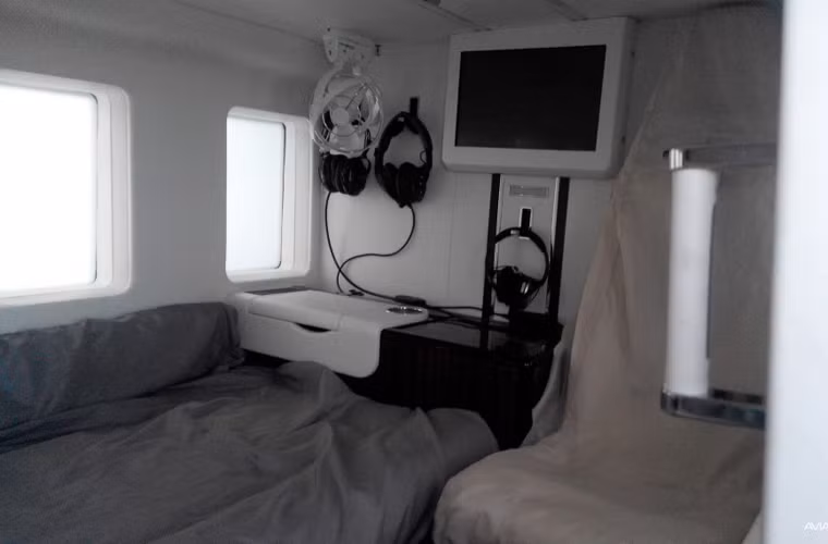 Hình ảnh được cho là nội thất sang trọng của trực thăng Mi-35MS.