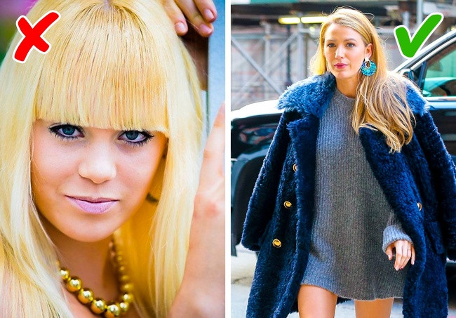 2. Tóc mái ngố: Mẫu tóc này khiến bạn trông giống như búp bê, nhưng nếu thời điểm hiện tại, bạn không nên cắt mái tóc theo kiểu này.