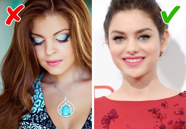 4. Lông mày mỏng: Hình dáng và kích thước của lông mày cũng được thay đổi cho hợp thời trang.