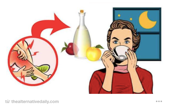 4. Dùng giấm táo: Việc tiêu thụ dấm táo rất có lợi nếu bạn muốn thoát khỏi chuột rút vì nó chứa một lượng lớn các khoáng chất cần thiết (natri, magiê và kali).