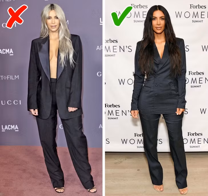 Những bộ quần áo lố bịch, hở hang: Bạn sẽ trông rất phản cảm nếu sử dụng không khéo léo những bộ trang phục kiểu này. 