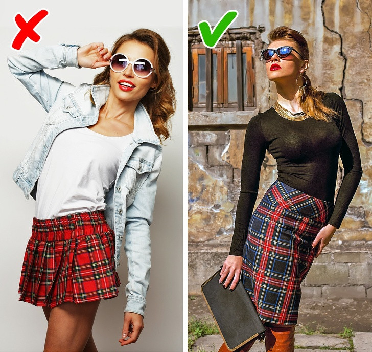 Quần áo không hợp với độ tuổi: Những chiếc áo ngực gợi cảm sẽ không phù hợp với người phụ nữ trung niên. Hãy cân nhắc trang phục phù hợp với độ tuổi của mình.