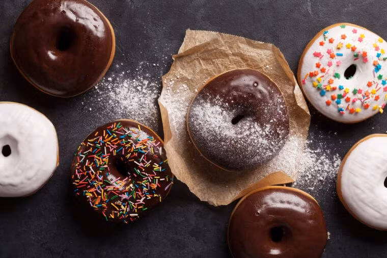 Bánh rán: Đây không phải là lựa chọn thực phẩm tốt cho bữa sáng bởi chứa nhiều đường, chất béo.