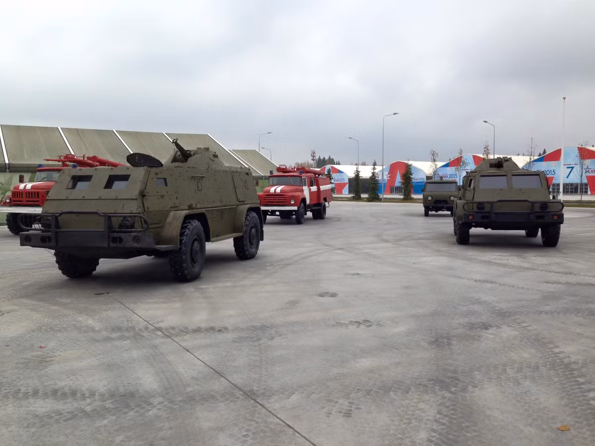 Các loại xe ô tô bọc thép thời Liên Xô.